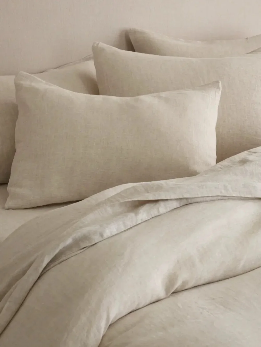 Quince European Linen King Duvet Natural Chambray EUC